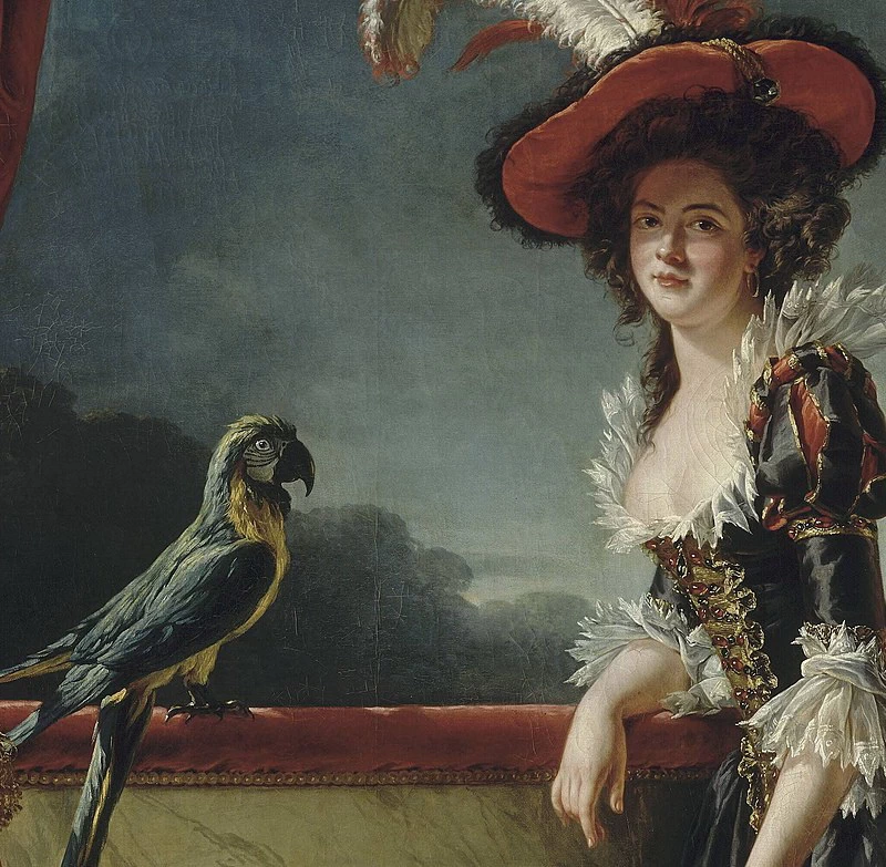 La signora Louise - Elisabeth con suo figlio di due anni, dettaglio 1